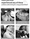 Six-way adjustable U-shaped memory cotton car headrest Brown