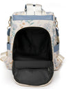 PU Leather Backpacks Multi Function Anti Theft Design Backpack Large Capacity Leisure Travel Bags