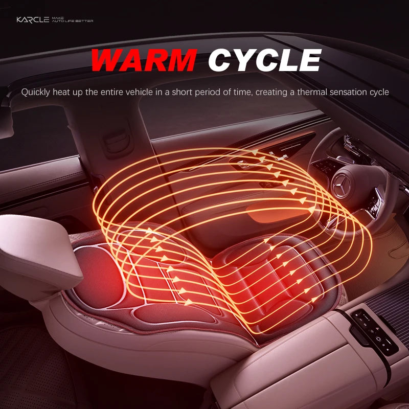 Winter Heated Car Seat Cover 12V Heating Warmer Car Seat Cushion 1/2pcs Auto Universal Car Seat Protector Cloak Cover Pads Set