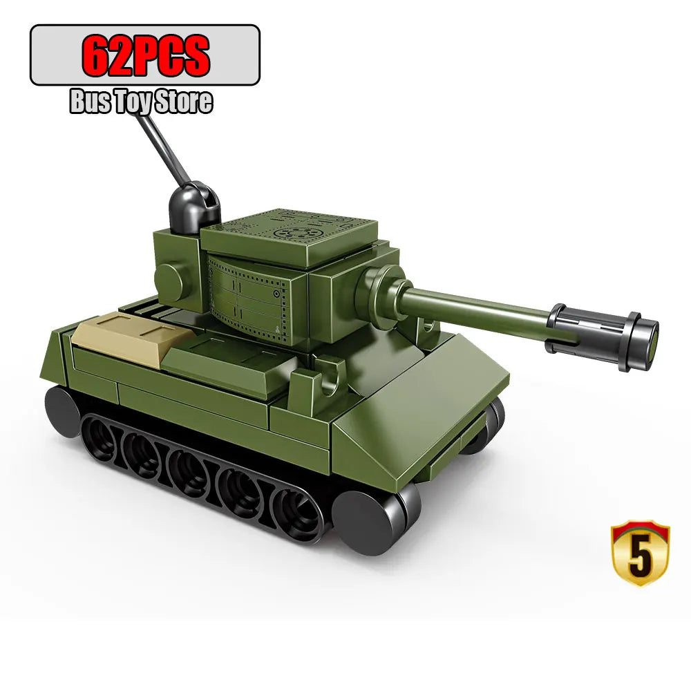 Aircraft Tank Aircraft Carrier MODERN EOLIPMENT MODERN WAR INFORMATION WW2 Military Model Building Blocks Bricks for Boy