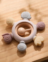 1Pcs Baby Silicone Teether Ring BPA Free Rattles Bracelet Food Grade Newborn Baby Accessories Cartoon Silicone Teething Toys