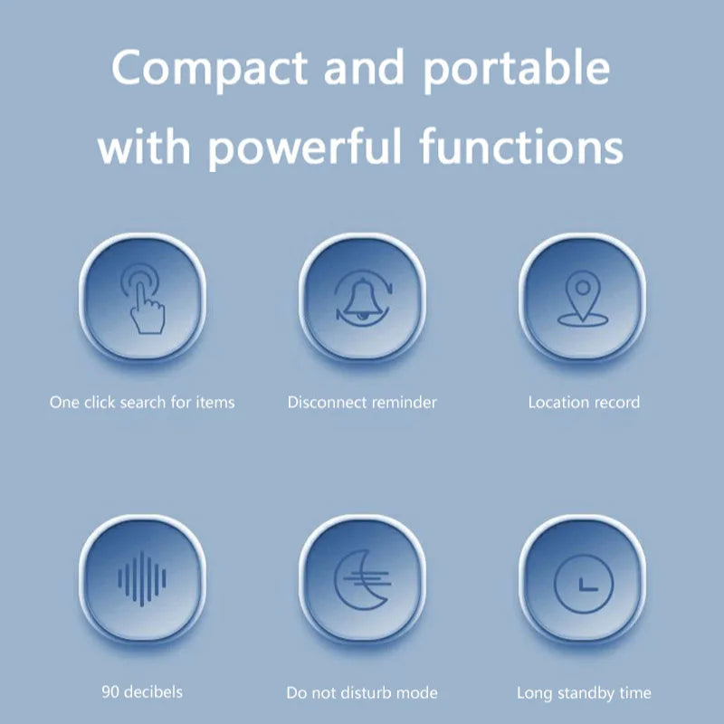 Smart Key Finder Locator Global Position Systm Tracking Device Bluetooth Anti Lost Tag Alarm Reminder Works With IOS&Android For Find Pets