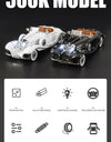 Diecast 1/18 1936 500K Classic Car Alloy Metal Model Sound And Light Toy Collect Display Ornament