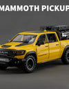 1:32 Dodge RAM 1000 TRX Mammoth Metal Diecast Alloy Car Model Car Central Control Decoration Ornaments Gift With Boyfriend Goods