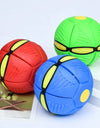 Flying UFO Flat Throw Disc Ball with Toy Kid Outdoor Garden Basketball Game Throw UFO Disc Balls Bubble Ball Ball Pit Balls