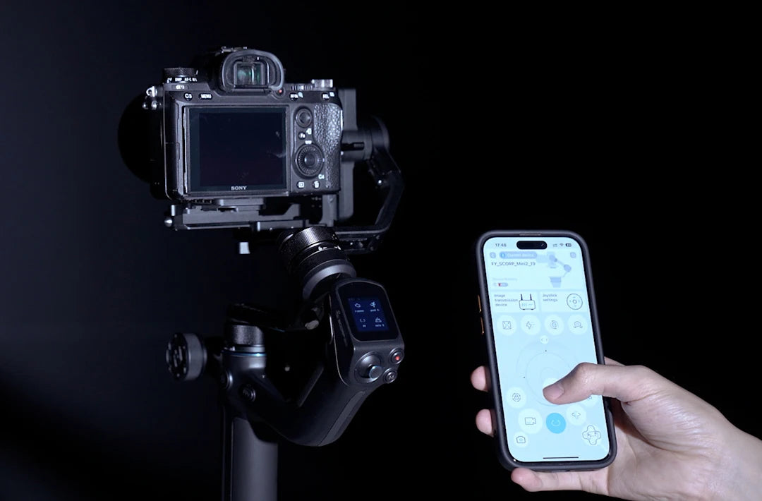 Mini 2 Handheld Gimbal 3-Axis Mirrorless & Action Camera Smartphone with AI tracker Magnetic Fill, 1.2kg Payload
