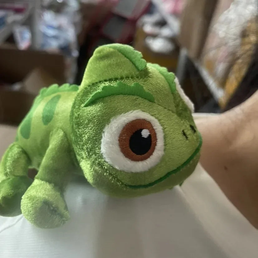 Disney Pascal Rapunzel Chameleon Plush Dolls 15cm Stuffed Animals Pascal Rapunzel Shoulder Plush Toys  Gifts