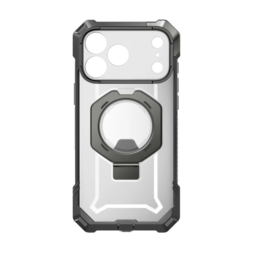 Rugged Magnetic Phone Case with Adjustable Kickstand for iPhone 17 Pro Max and iPhone 18 Pro Max