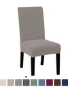1PC Stretch Dining Chair Covers Polar Fleece Chairs Cover Seat Slipcovers Universal Dust Protector Cover for Hotel Party Banquet