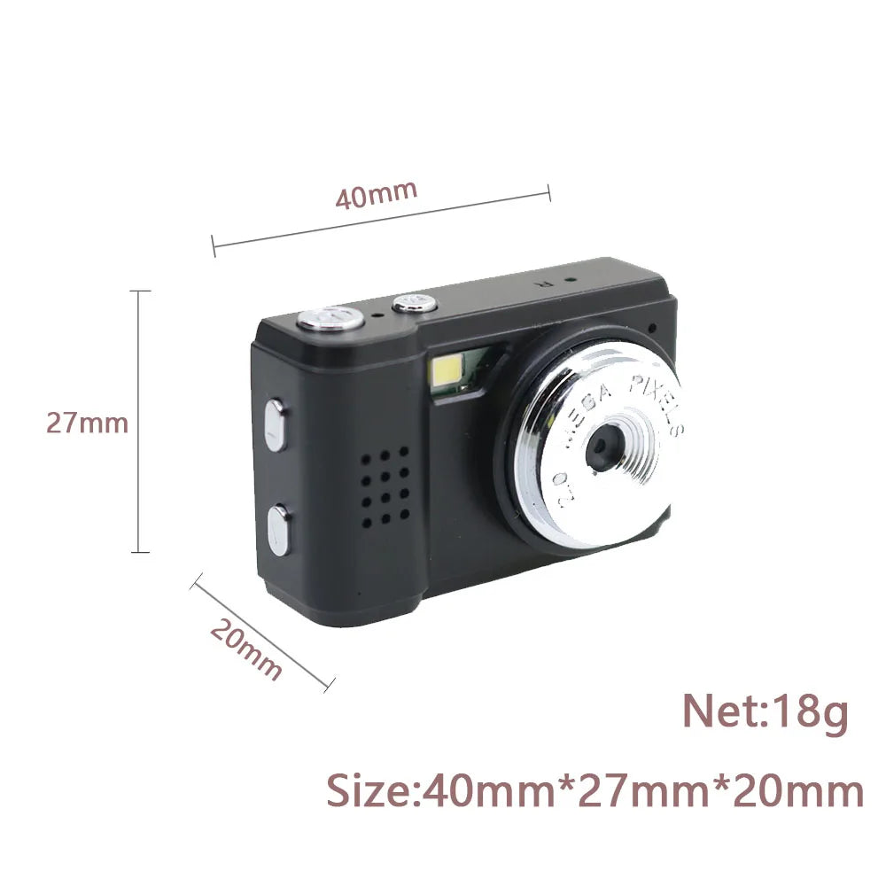 Retro Mini Camera With Screen CMOS Indoor Home Outdoor HD 1080p Sports Portable Very Small Mini Camera Video Recorder