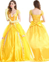 Halloween Costume Belle Princess Dress Beauty and The Beast Belle Snow Masquerade Costume