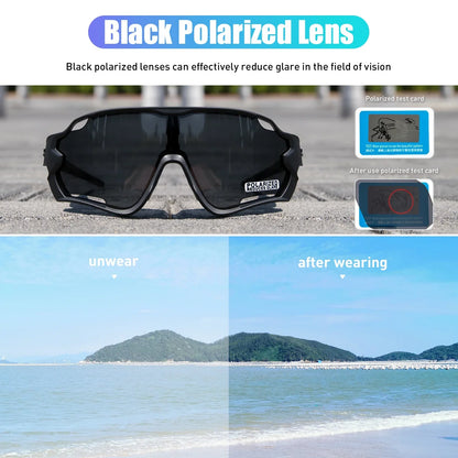 UV400 Bicycle Sunglasses Polarized Cycling Sunglasses Men MTB Cycling Glasses Outdoor Bicycle Glasses Women Road Bike Glasses