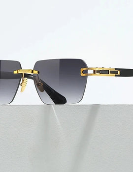 Vintage Sunglasses Fashion Square Sunglasses Women Trendy Rimless Sun Glasses