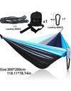 Portable Large Hammock 300x200cm Beach Hanging Bed for Camping Gear outdoor Swings Nylon Parachute Double Person Travel