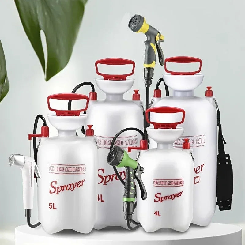 Portable Manual Pressure Camping Shower Sprayer 5L 8L