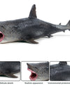 1pc Large Mosasaurus Megalodon Shark Dinosaur Figures Realistic Model Marine Animal Life Toy for Collection Party Favor Kid Gift