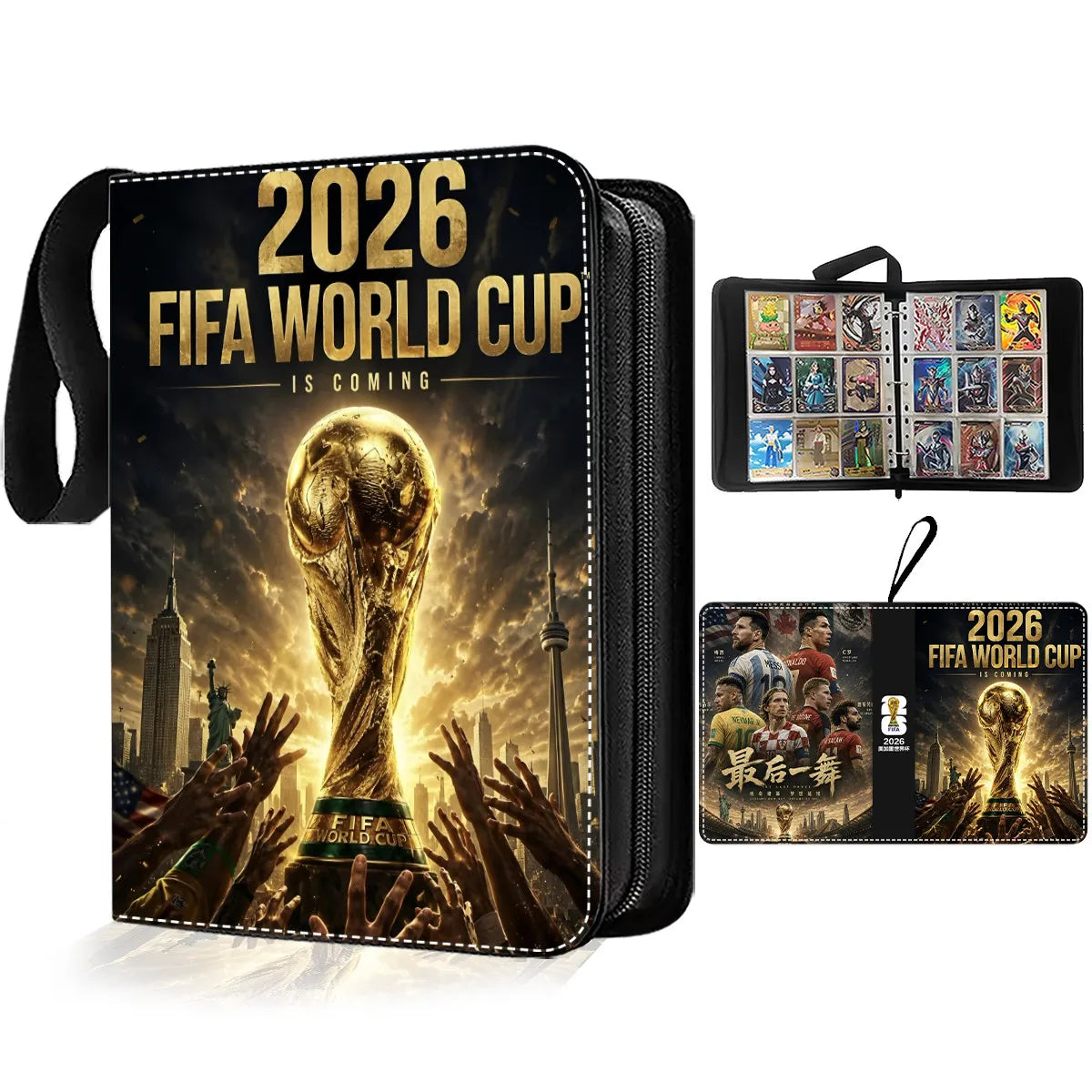 2026 Soccer Trading Card Album Football Card Collection Binder