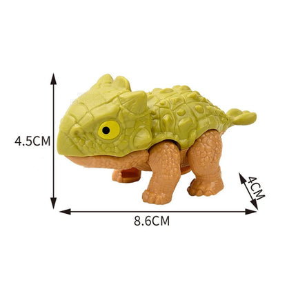 Finger Dinosaur Figure Jurassic Model Dino Park Egg Toy for Children Biting Hand Fidget Tricky Pteranodon Mosasaurus Joints Gift