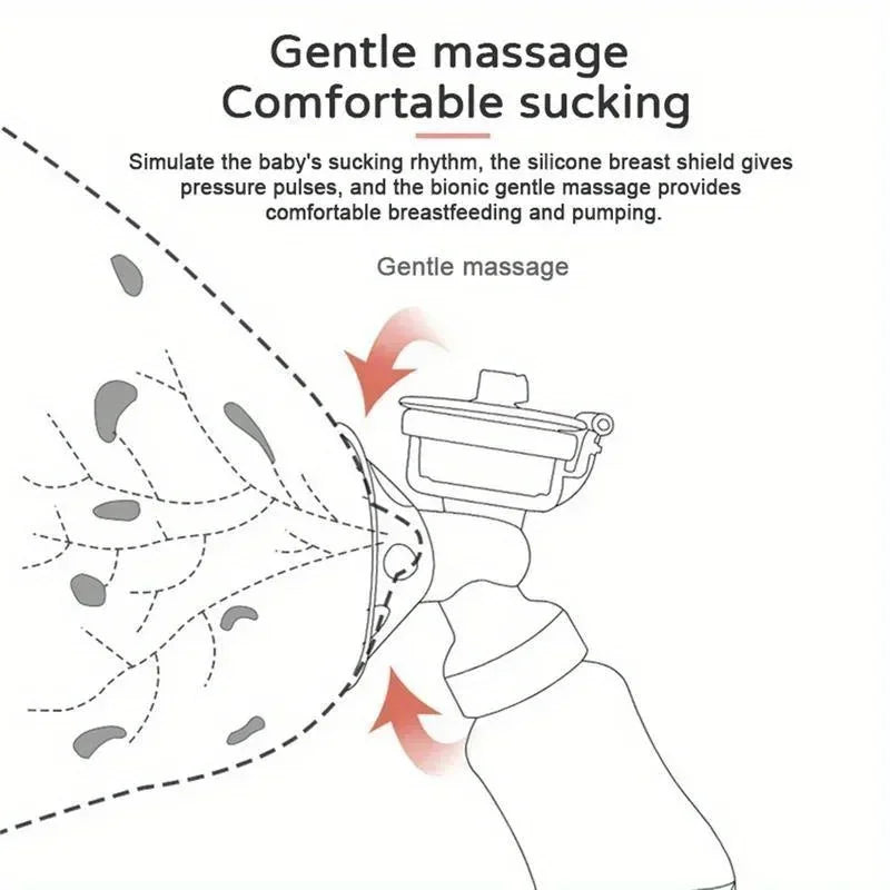 Wearable Bilateral Household Portable Electric Hands Free Intelligent Electric Drive Small  Bottle Breast Pump