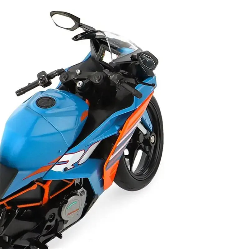 Diecast KTM RC 390 Racing Motorcycle Model 1 to 12 Scale