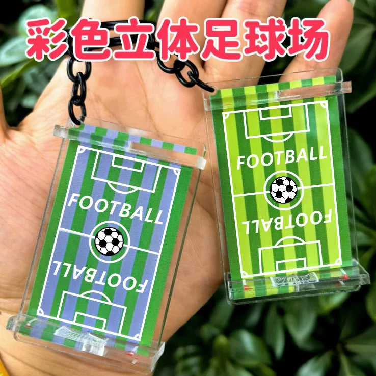 2026 Football Stadium 3D Keychain Soccer Fan Bag Charm Collectible