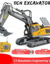 RC Car Children Toys Remote Control Car Toy For Boys Radio Control Excavator Dump Truck Bulldozer Electric Car