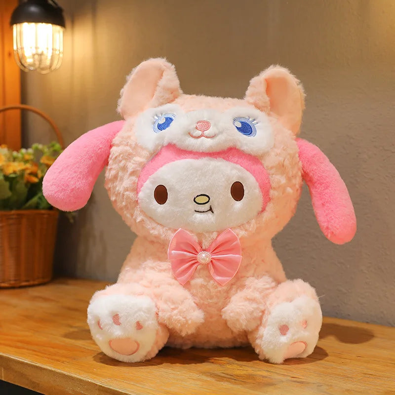 Kawaii Kuromi Transformation Plush Toy Soft Stuffed Doll