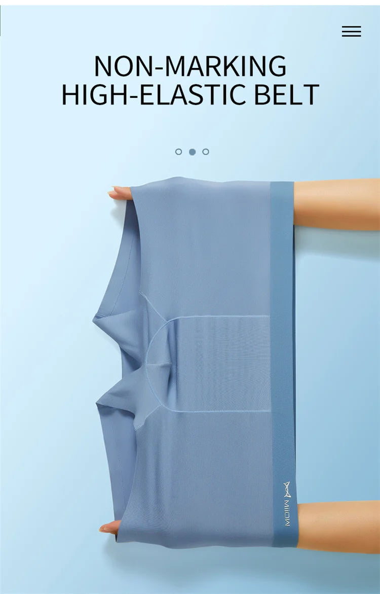 3-Pack Seamless Modal Silk Boxer Shorts – 80 Count