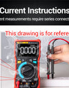 Rechargeable Digital Professional Multimeter Non-contact Voltage Tester AC/DC Voltage Meter LCD Screen Current Tester