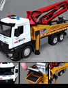 1:24 Scale Watering Cement Dump Trucks Model Garbage Truck Toy Car Sound Light Doors Opened Engineering Vehicles  Gifts
