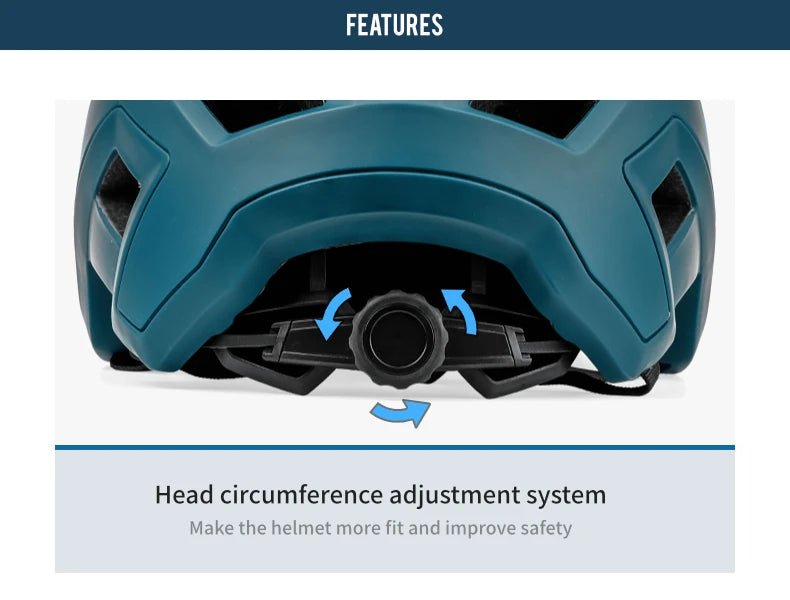 MTB Cycling Helmet With Adjustable Fit And Removable Padding