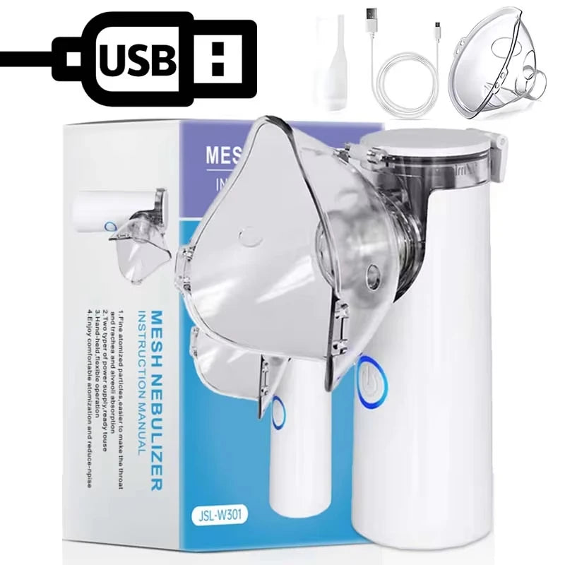 Medical Equipment Handheld Portable Nebulizer Silent Ultrasonicinalador Nebulizador  Inhaler Aerosol Atomizer Health Care