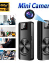 1080P Mini Camera Remote Control 180 Degrees Wide Angle Motion Dection Body Camera with Rotating Back Clip Support 256G