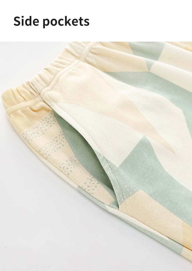 Women’s Winter 100% Cotton Pajama Set – Loose Fit, Turn-Down Collar, Long Sleeves, Cute Pink