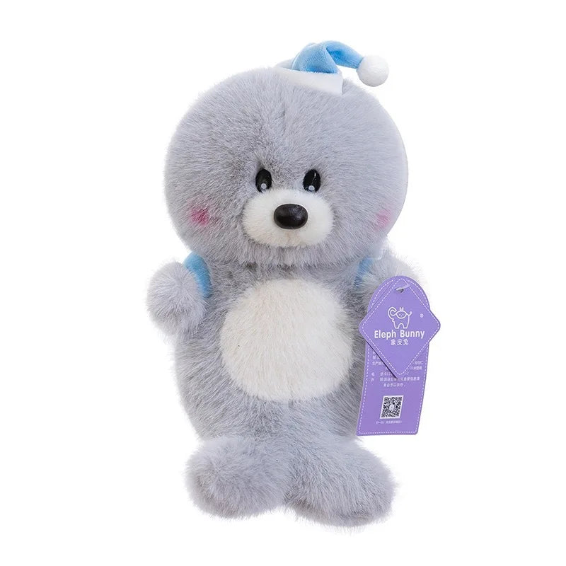 Kawaii Stuffed Doll Plush Toy Cute Penguin Backpack Sloth Seal for Kids Birthday Xmas Gift Soft Cuddly Animal Plushie