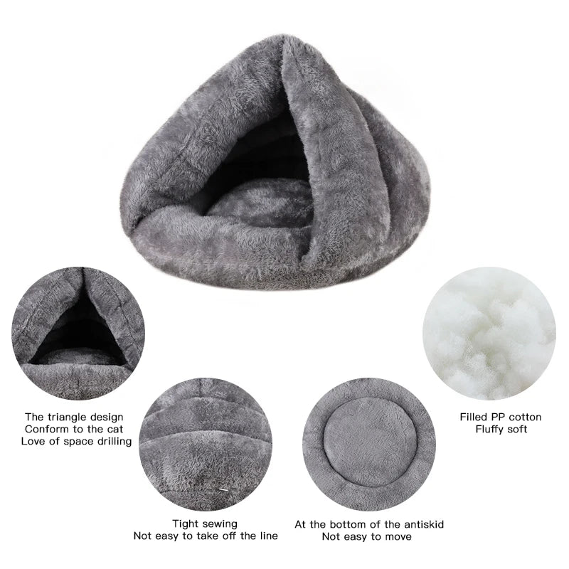 Washable Plush Pet Bed Sofa for Dogs and Cats