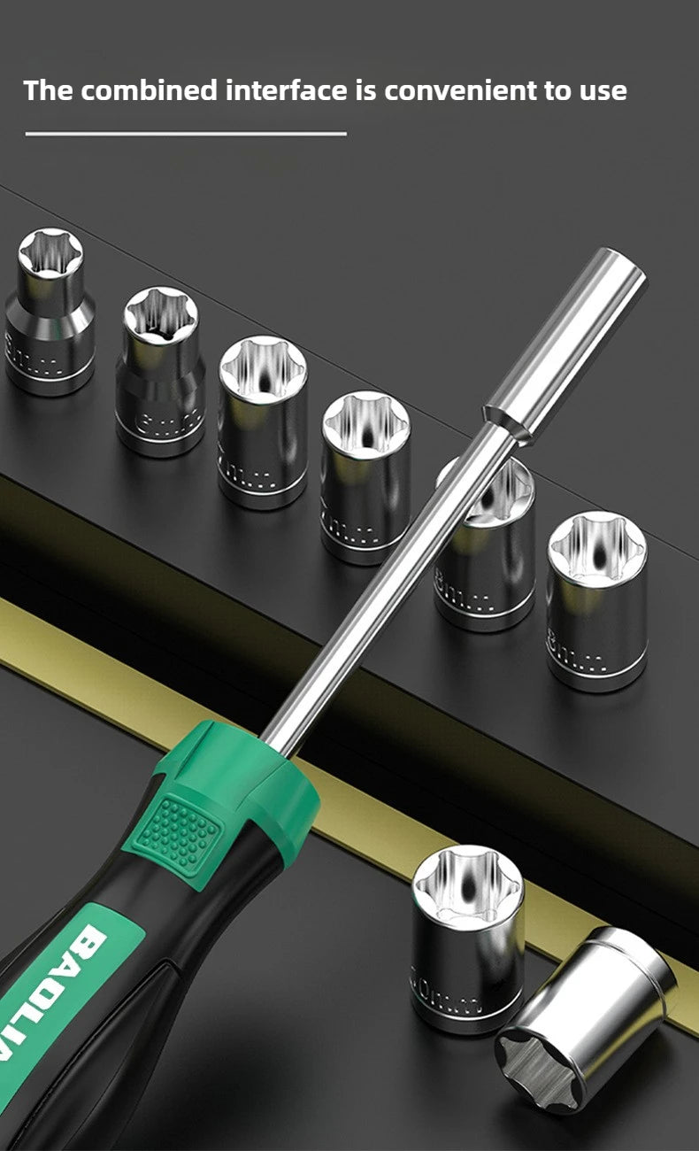 15 in 1 CR-V Screwdriver Precision Hexagonal Screwdriver Head Drills Sockets Car Repair Tools Household Wrench