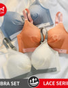 Women’s Fashion Lingerie Set – Comfortable Push-Up Bra & Antibacterial Panties