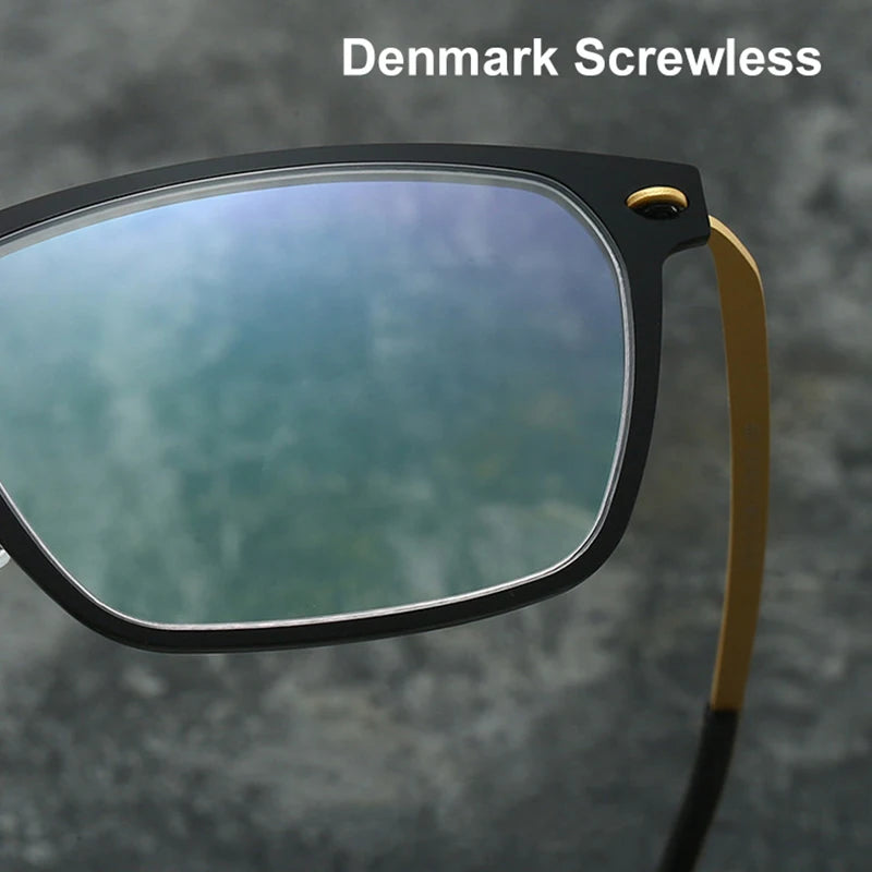 Rectangle Titanium Acetate Ultralight Eyeglasses Frame