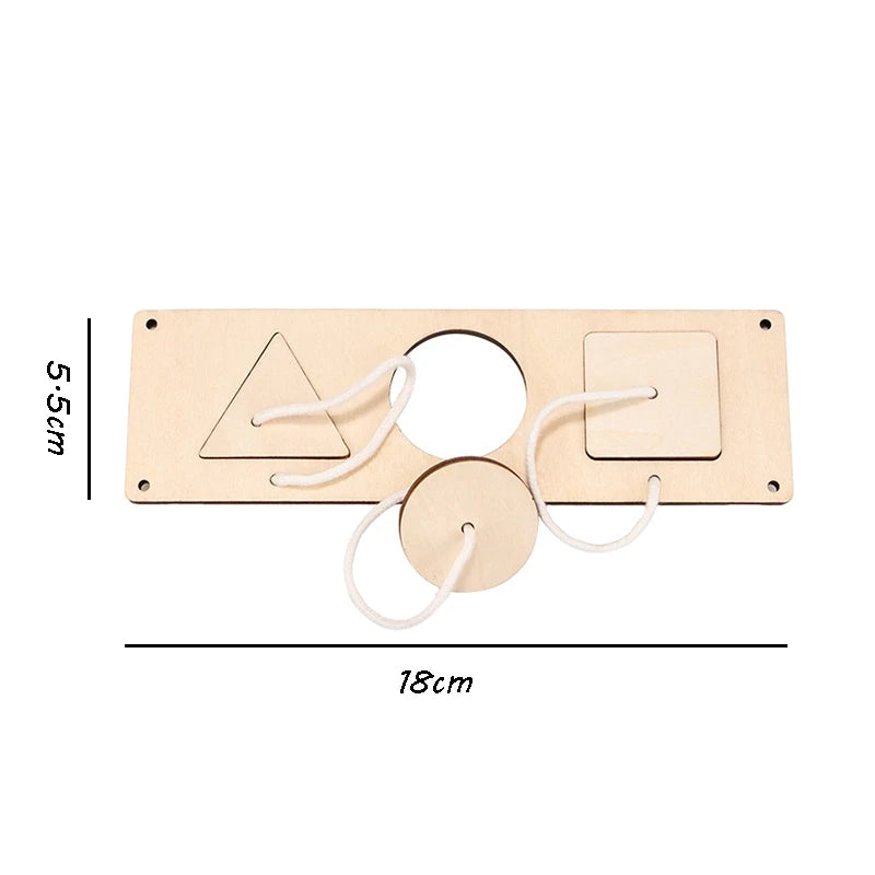 Montessori Busy Board DIY Accessories Wooden Toys Busyboard  Fine Motor Skills Activity Board Educational Toys for