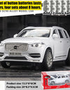 Simulation 1:32 Volvo XC90 SUV Alloy Diecast Metal Model Sound & Light Toy Car Central Control Ornaments Display Present For Boy