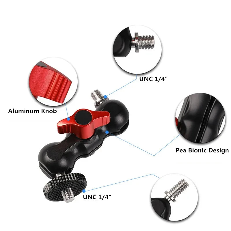 Action Camera Bicycle Motorcycle Handlebar Mount Selfie Stick Bracket