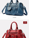 Crossbody Bag Soft Leather Handbag Shoulder Bag Luxury Large Capacity Casual Tote