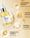 15 ml Niacinamide Serum Hyaluronic Acid for Face Dark Spot Remover 24K Gold Serum Whitening Moisturizing Facial Skin Care