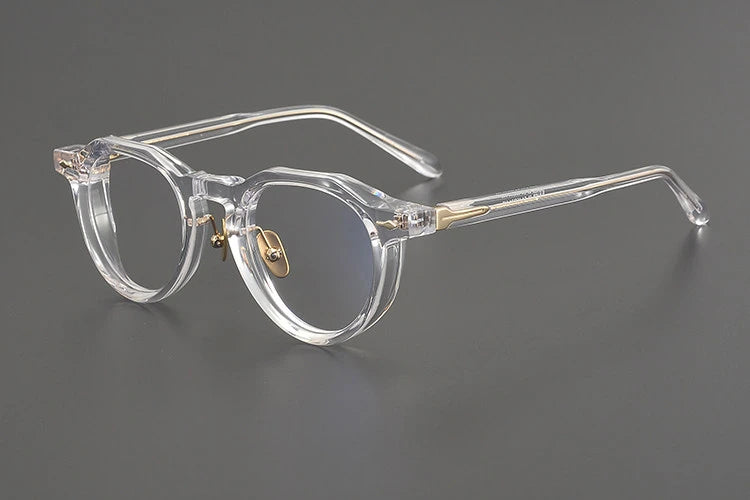 Vintage Oval Acetate Optical Eyeglasses Frame
