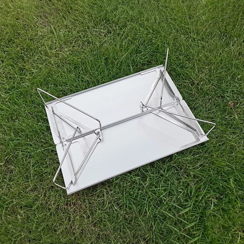 Mini Folding Table Portable Pop-Up Outdoor Picnic Table Ultralight  Aluminum Alloy Tea Coffee Table for Family Camping