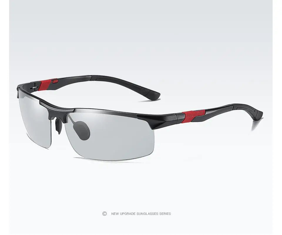 Aluminum Photochromic Polarized UV400 Day Night Driving Sunglasses for Men Women