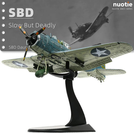 1/72 Douglas SBD-2 Dauntless Midway Diecast Dive Bomber Model