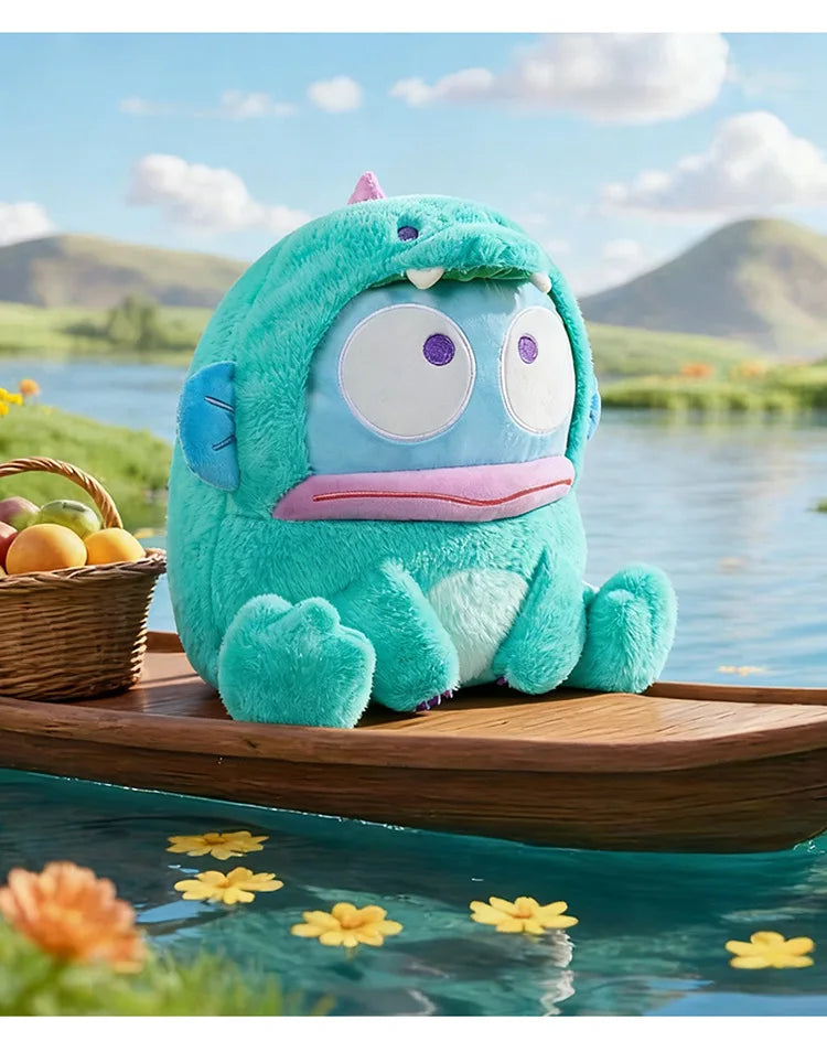 Cute Blue Character Plush Stuffed Doll Toy