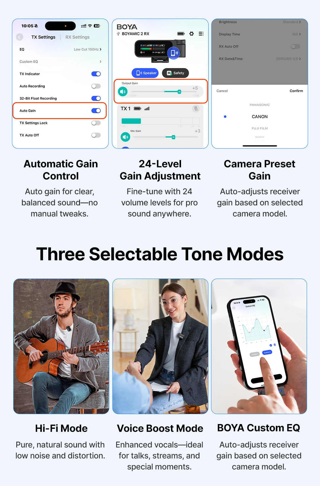 MIC 2 Wireless Lavalier Lapel Microphone for iPhone 15/16 Type-C Devices Android Camera Video Recording Vlog Streaming
